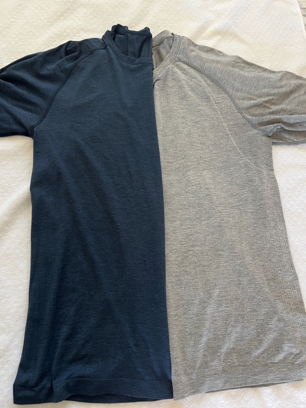 Bundle of two Lululemon metal vent  large man’s shirts